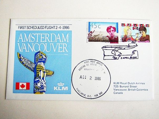 1986 Vancouver KLM - (5412)